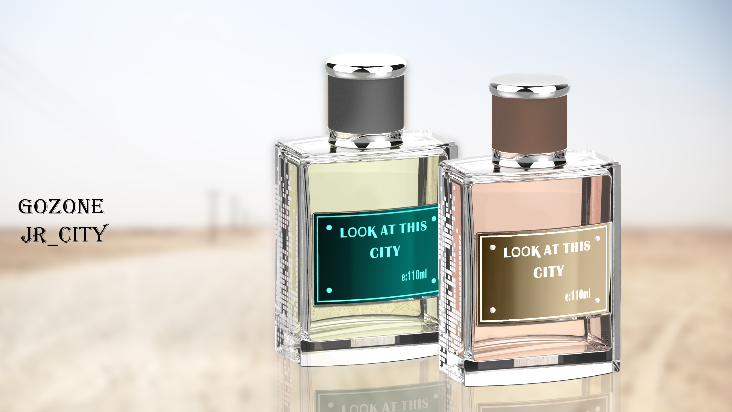 ODM OEM Perfume bottles 100ML Clear Fragrance Perfume Bottle empty glass for man for ladies