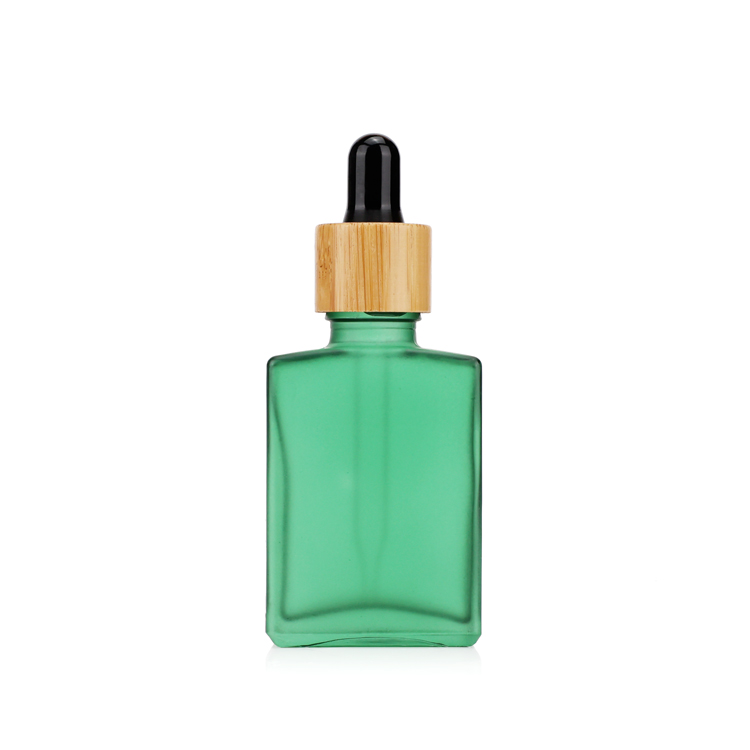 OEM 1/2oz 1 oz 50ml 100ml 120ml black rectangular glass dropper bottle fancy square bottle with plastic cap for essential oil