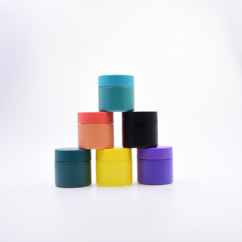OEM 4 OZ 120 ML black round vitamin capsule cosmetic packing child resistant preservation glass jar with screw lid