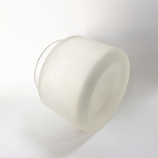 OEM 50g Clear Small Round Empty Frosted Amber Clear Cosmetic Cream Glass Jar Child Resistant Container