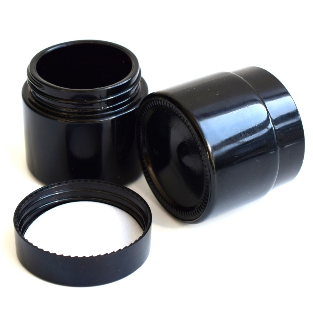 OEM Air Tight Weed Stash Container Packaging wide mouth glass jar with lid