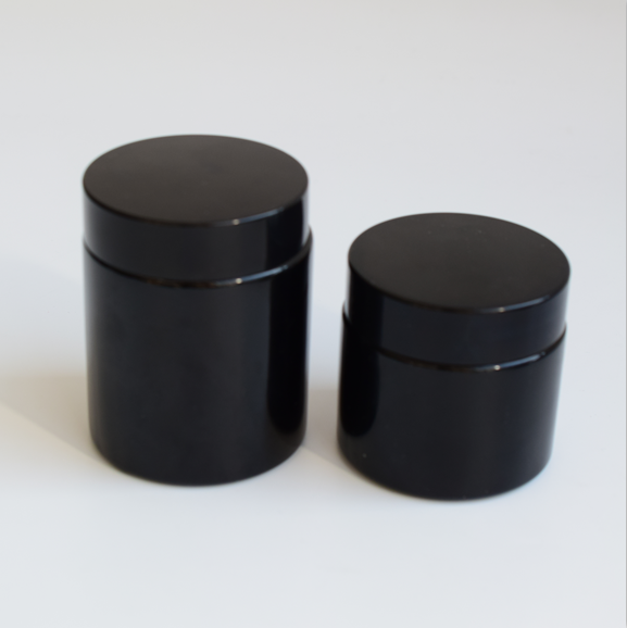 OEM Air Tight Weed Stash Container Packaging wide mouth glass jar with lid