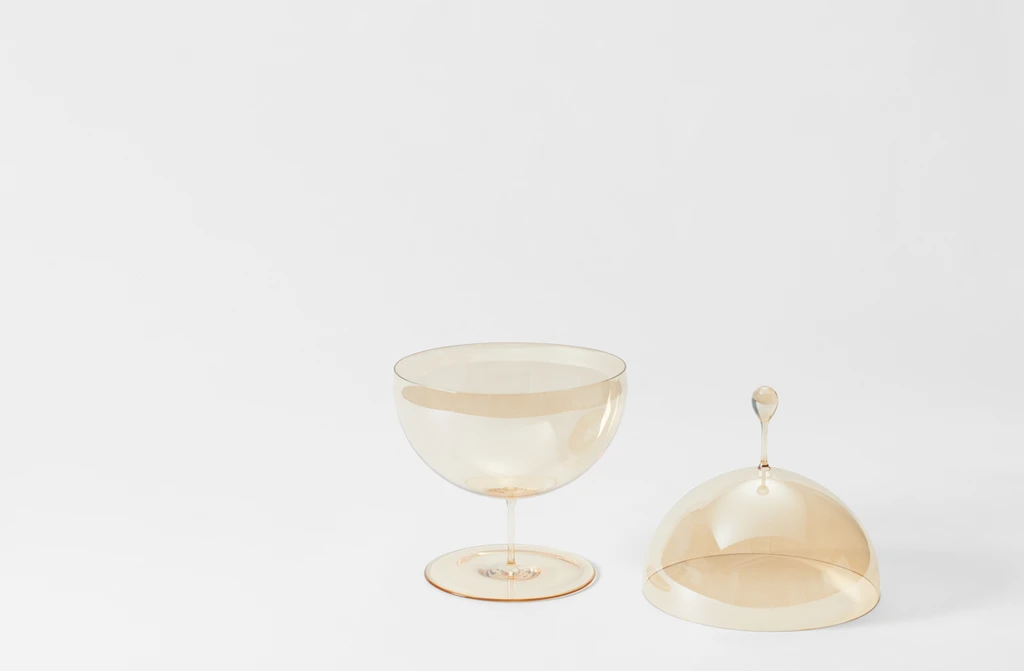 OEM Antique Decorative Small Clear Colored Borosilicate Pyrex Round Crystal Glass Candy Dish with Lid