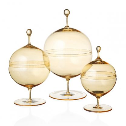 OEM Antique Decorative Small Clear Colored Borosilicate Pyrex Round Crystal Glass Candy Dish with Lid