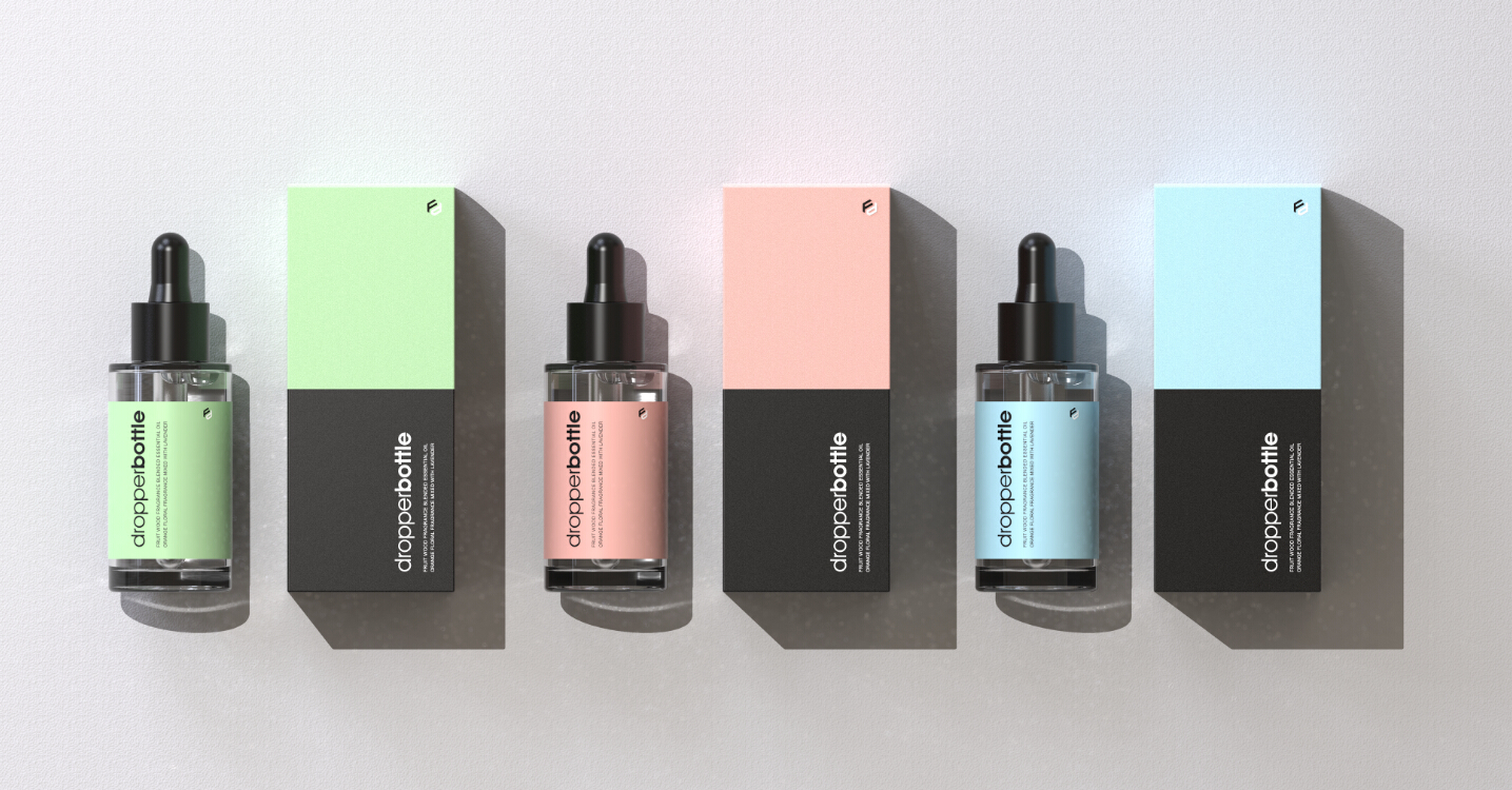 OEM Colorful european dropper glass bottles essential oil glass bottles for oil 10ml 30ml 50ml