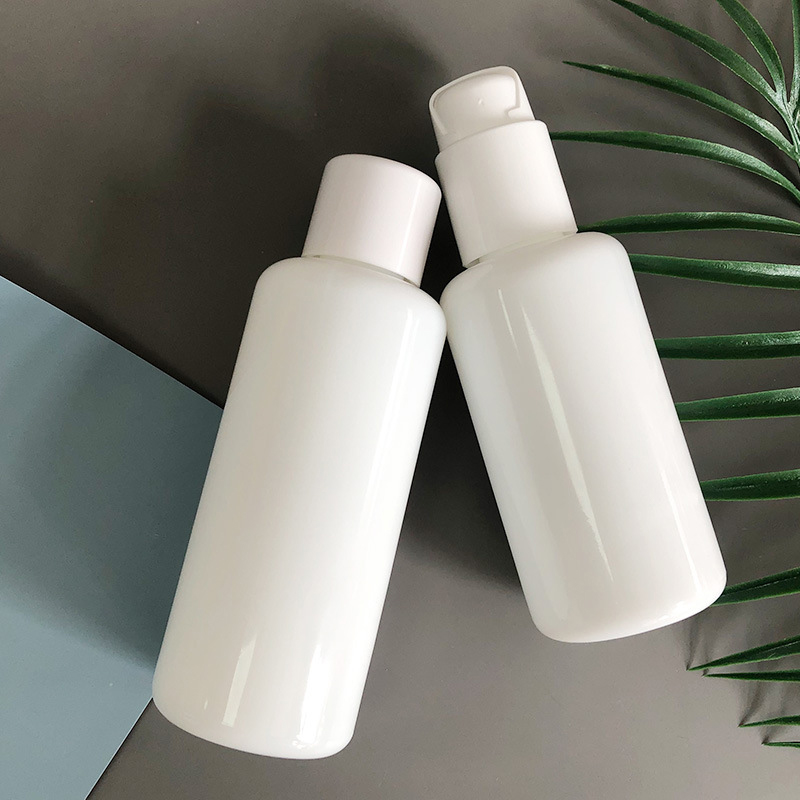 OEM Cosmetic Packaging High Quality Empty Ceramic Glass 30ml 50ml 100ml Face Serum White Lotion Bottle