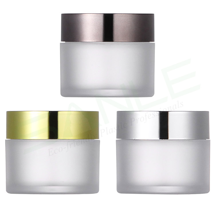 OEM Custom Private Label Wholesale 1OZ PS Acrylic Nail Dipping Powder matte jar with golden cap
