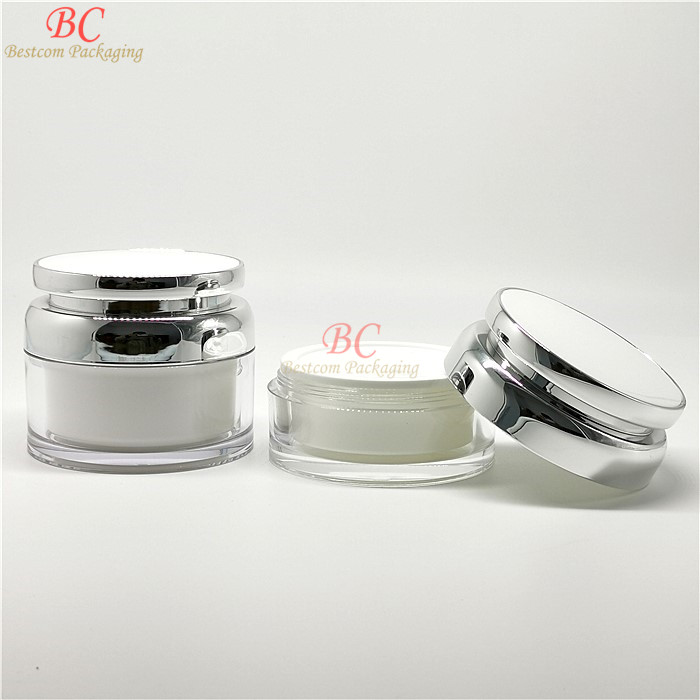 OEM Eco Friendly 80g 100g 150g 200g Skin Care PETG Face Cream Cosmetic Containers And Packaging Jars/Containers For Cream