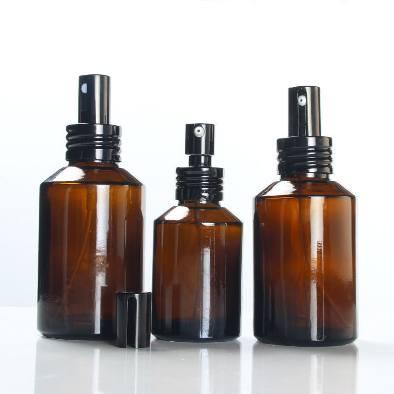 OEM Eco Friendly Hot Sale Empty Luxury Slant 15G 30G 50G Cosmetic Cream Glass Jars Containers With black/gold Cap For Face Cream