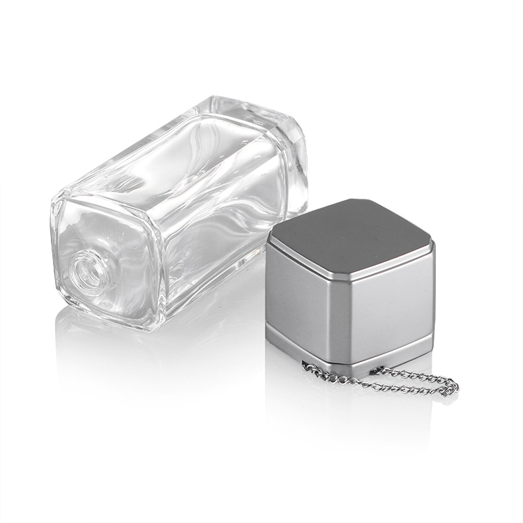 OEM Factory Square 30/50/75/100ml Spray Glass Bottle for man