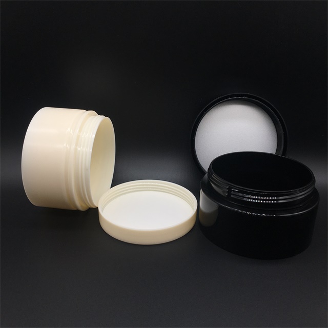 OEM LOGO Plastic cosmetic container PP/PET clear jars for cosmetic packaging envases de cosmeticos