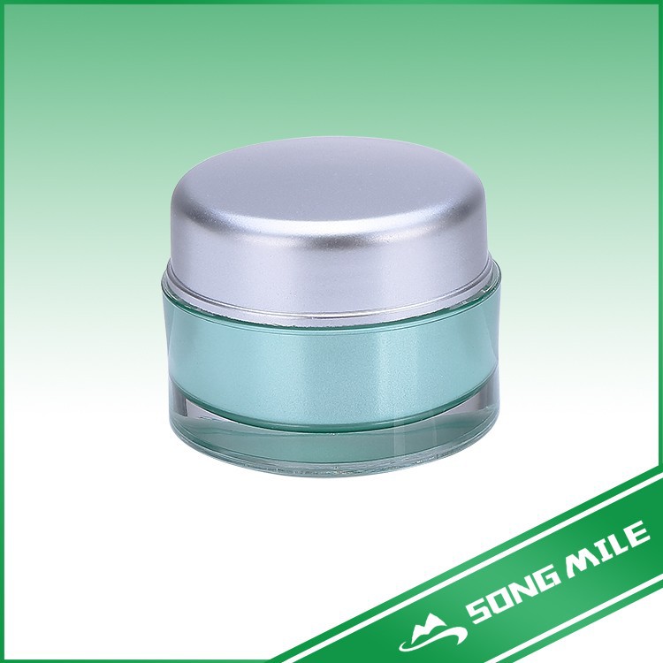 OEM&ODM factory screw cap acrylic cosmetic jar