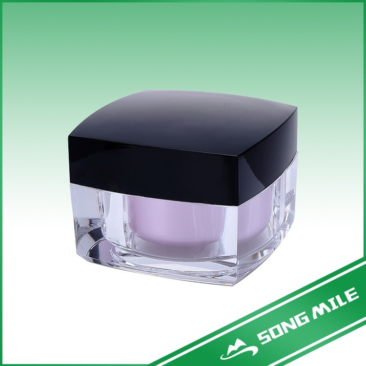 OEM&ODM factory screw cap acrylic cosmetic jar