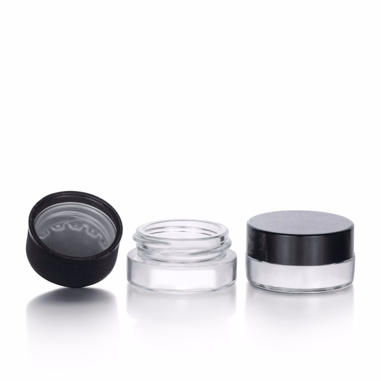 OEM/ODM pill Child Proof Lid CRC Jar 3ml 5ml 7ml 9ml Glass Bottle Wax CBD Hemp Oil Container