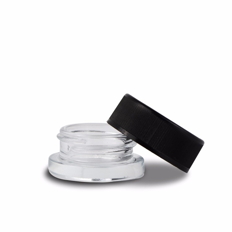 OEM/ODM pill Child Proof Lid CRC Jar 3ml 5ml 7ml 9ml Glass Bottle Wax CBD Hemp Oil Container