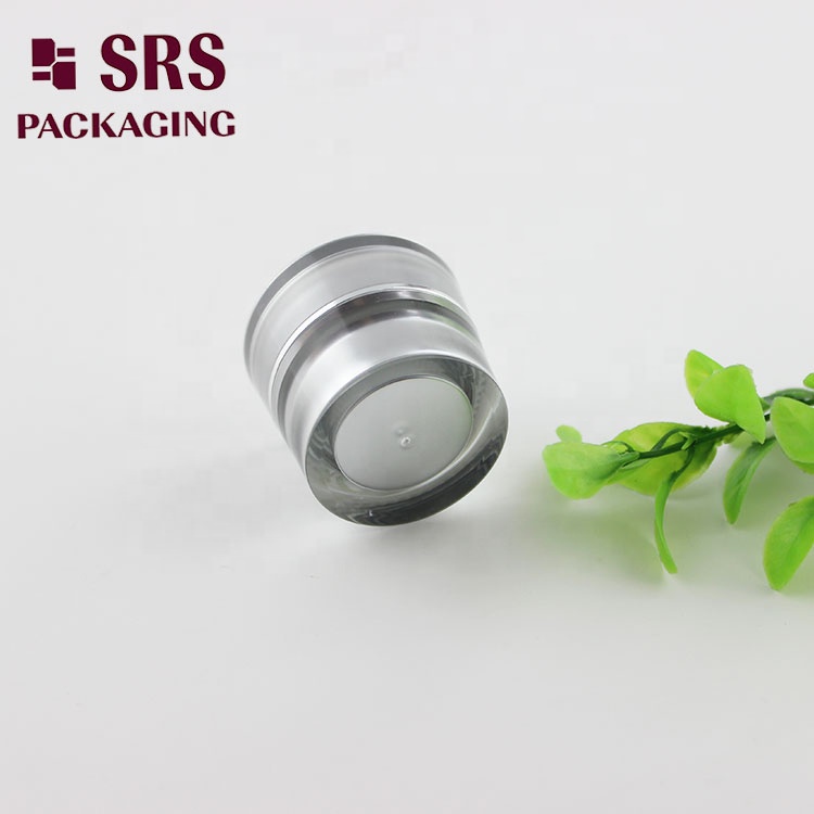 OEM ODM skin care cosmetic container 5g 10g 15g 30g 50g plastic jar cream acrylic container