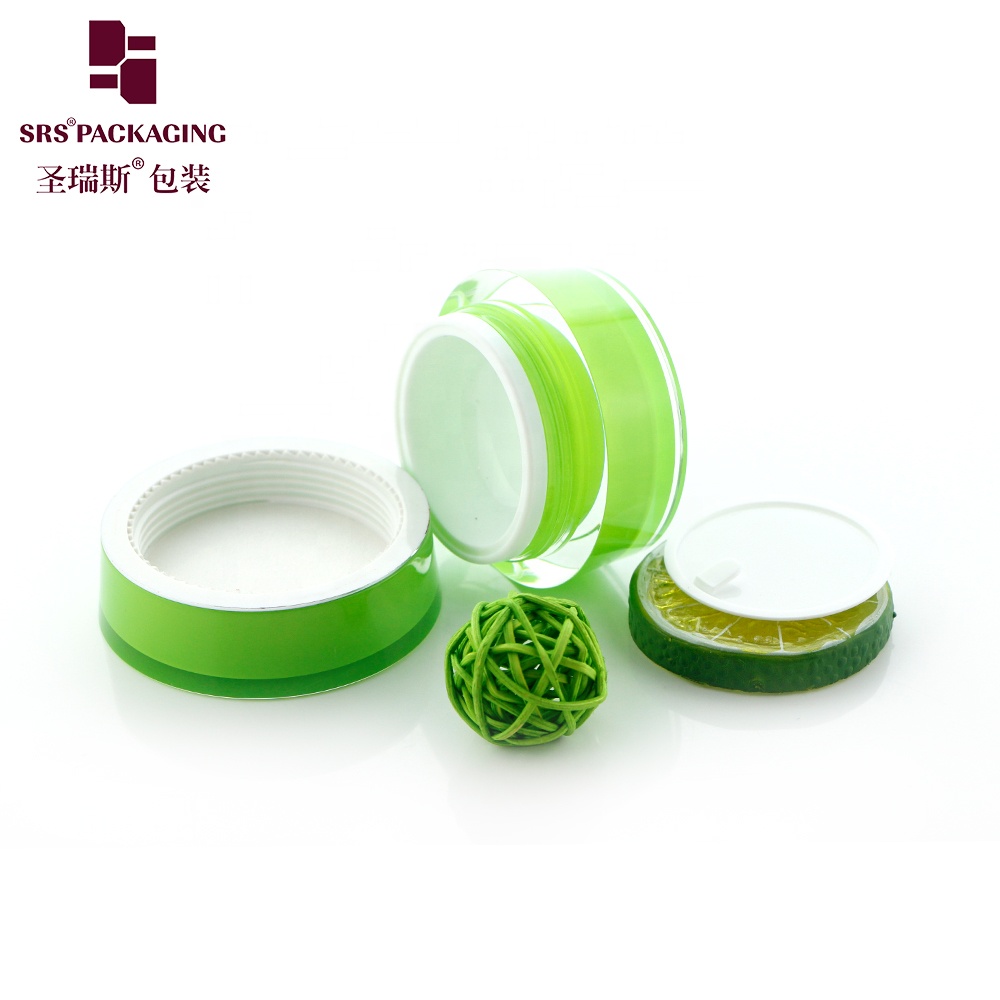 OEM ODM skin care cosmetic container 5g 10g 15g 30g 50g plastic jar cream acrylic container