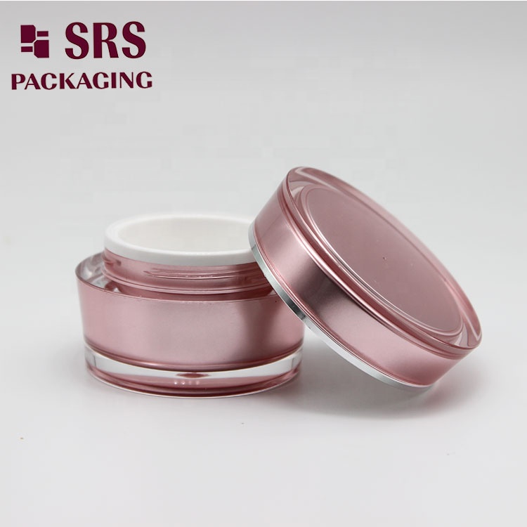 OEM ODM skin care cosmetic container 5g 10g 15g 30g 50g plastic jar cream acrylic container
