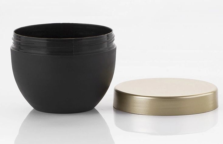 OEM PP body cream container plastic cosmetic jar 250ml