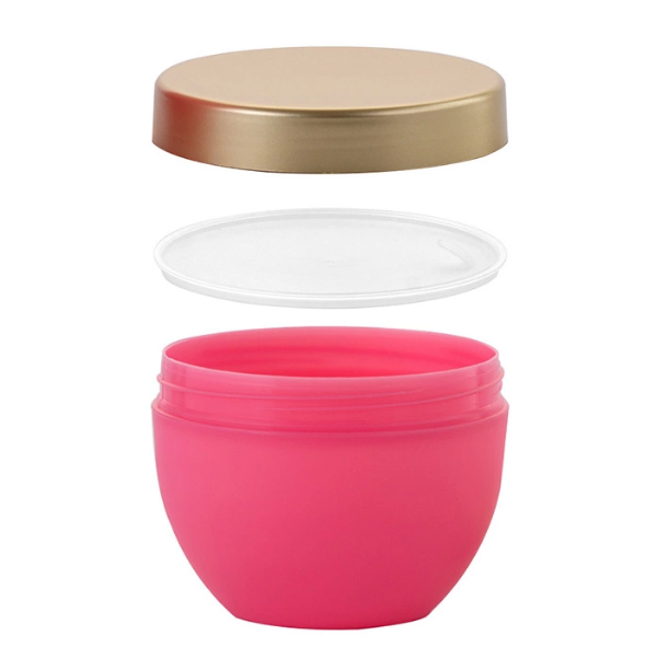 OEM PP body cream container plastic cosmetic jar 250ml