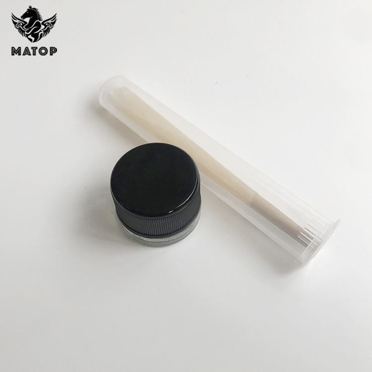 OEM Round square mini glass jar 5ml for CBD oil
