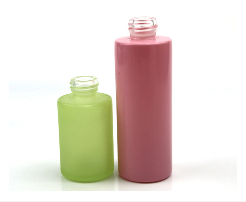 OEM Skin care packaging bottles custom yellow color flat shoulder oil dropper bottle 30ml glass bottle with gold dropper