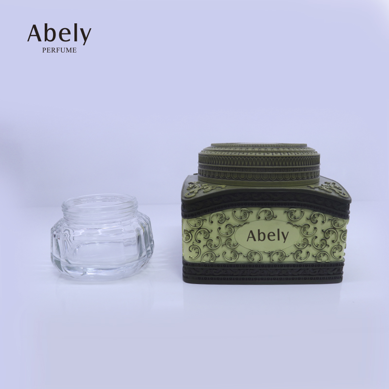 OEM Special Design Arabic Style Custom Design Multi Color Coated Plastic luxury Bakhoor Jar In Glass Bottle