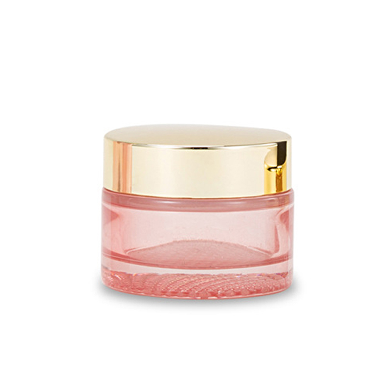 OEM Transparent Glass Cosmetic Lotion Pump Bottle Glass Face Cream Bottle