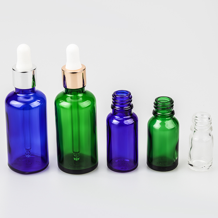 OEM Wholesale 10ml 30ml, 50ml Amber Essential Oil Bottle Custom Dropper Glass Serum Bottle/