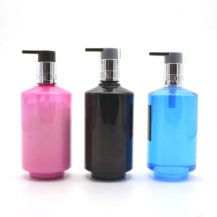 OEM Wholesale 8ml 12ml Round Red Blue Square White Brown Transparent Spray Pet Plastic Shampoo Conditioner Bottles
