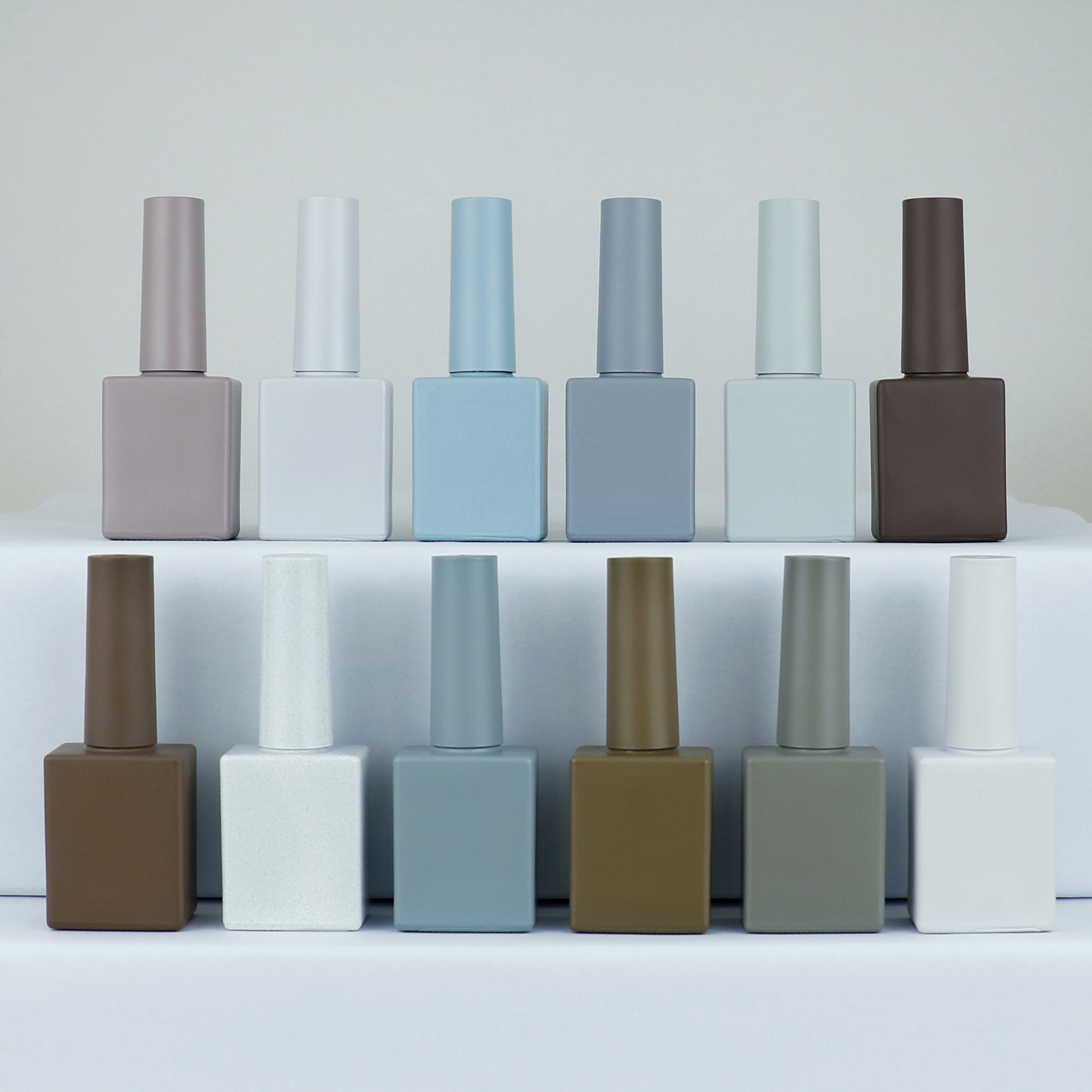 OEM Wholesale price custom color novelty empty matte nail polish bottle bottle vial design with brush wiper