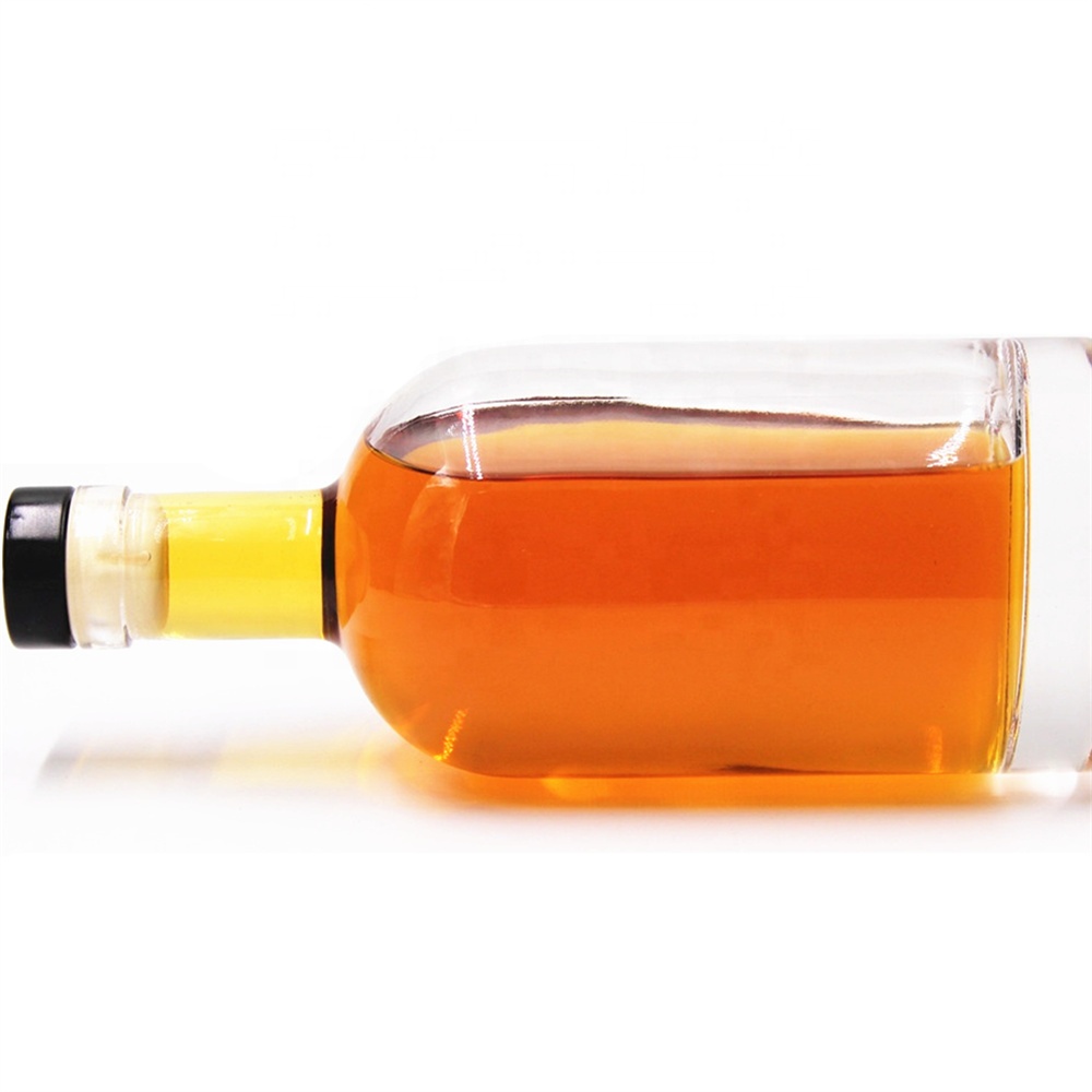 OEM custom printing premium taper tall exclusive delicate 750ml vodka liquor glass bottle