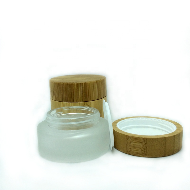 OEM customized bamboo cosmetics packaging and bamboo skincare bottle packaging are on sale