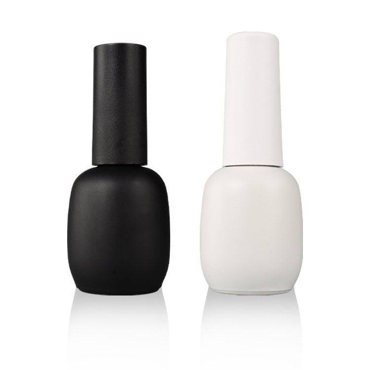 OEM customized logo colorful mini empty packaging the cap of the nail polish bottle