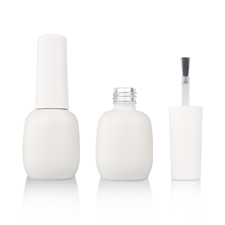 OEM customized logo colorful mini empty packaging the cap of the nail polish bottle