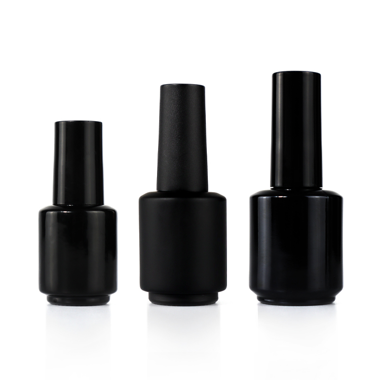 OEM customized logo nail polish containers galss unique empty nail polish bottles 15ml with brush