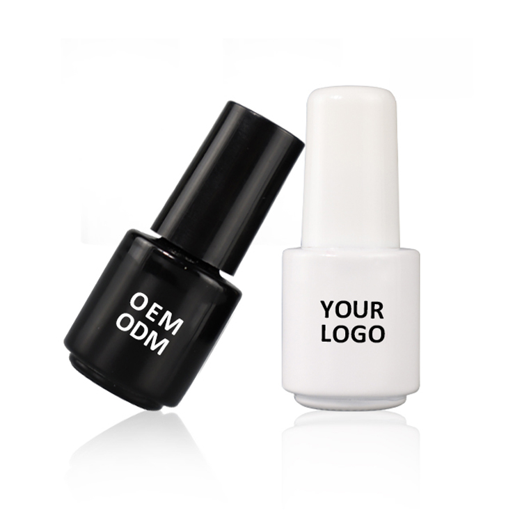 OEM customized logo private label rose gold unique gel 15ml nail polish bottle glass empty