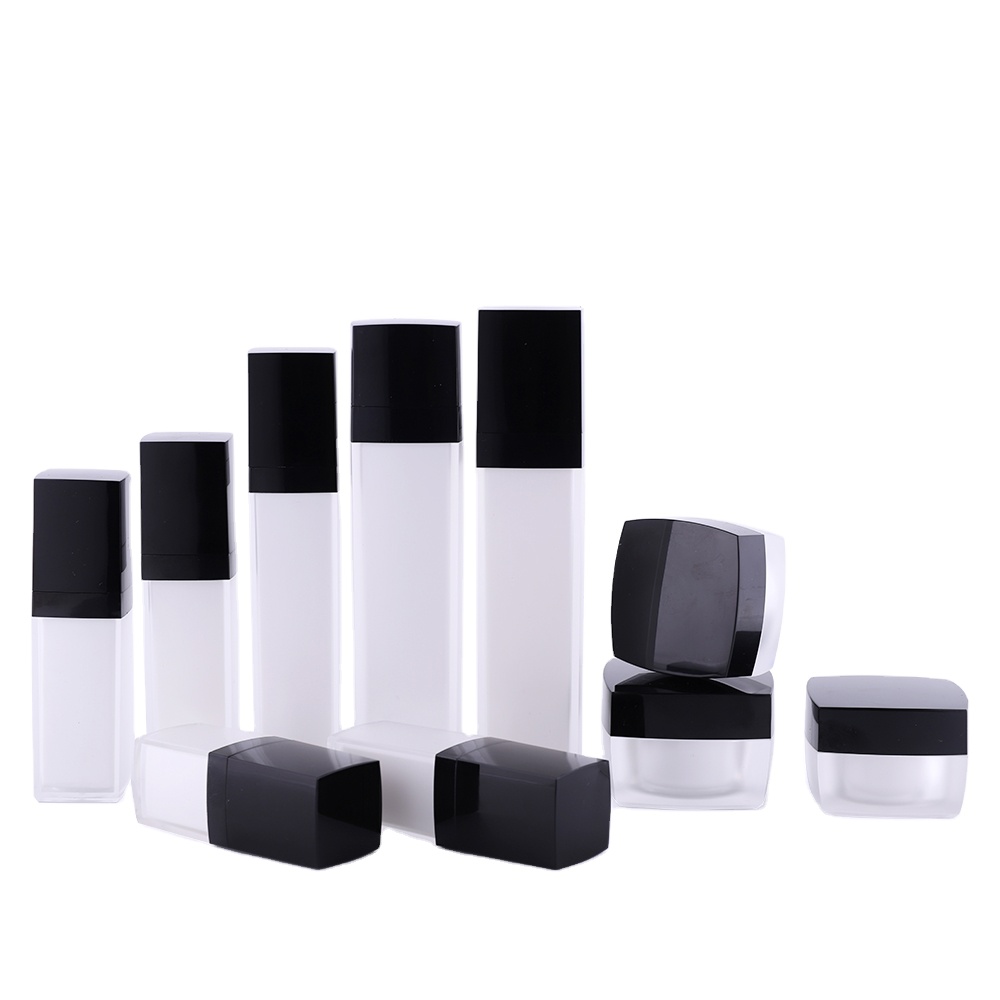 OEM design eco-friendly 15ml 30ml 40ml 50ml square shape cosmetic packaging