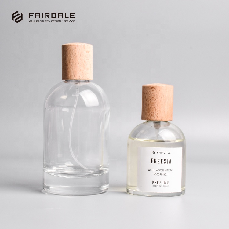 OEM factory 50ml glass clear perfume bottle manufacturer for perfume bottle