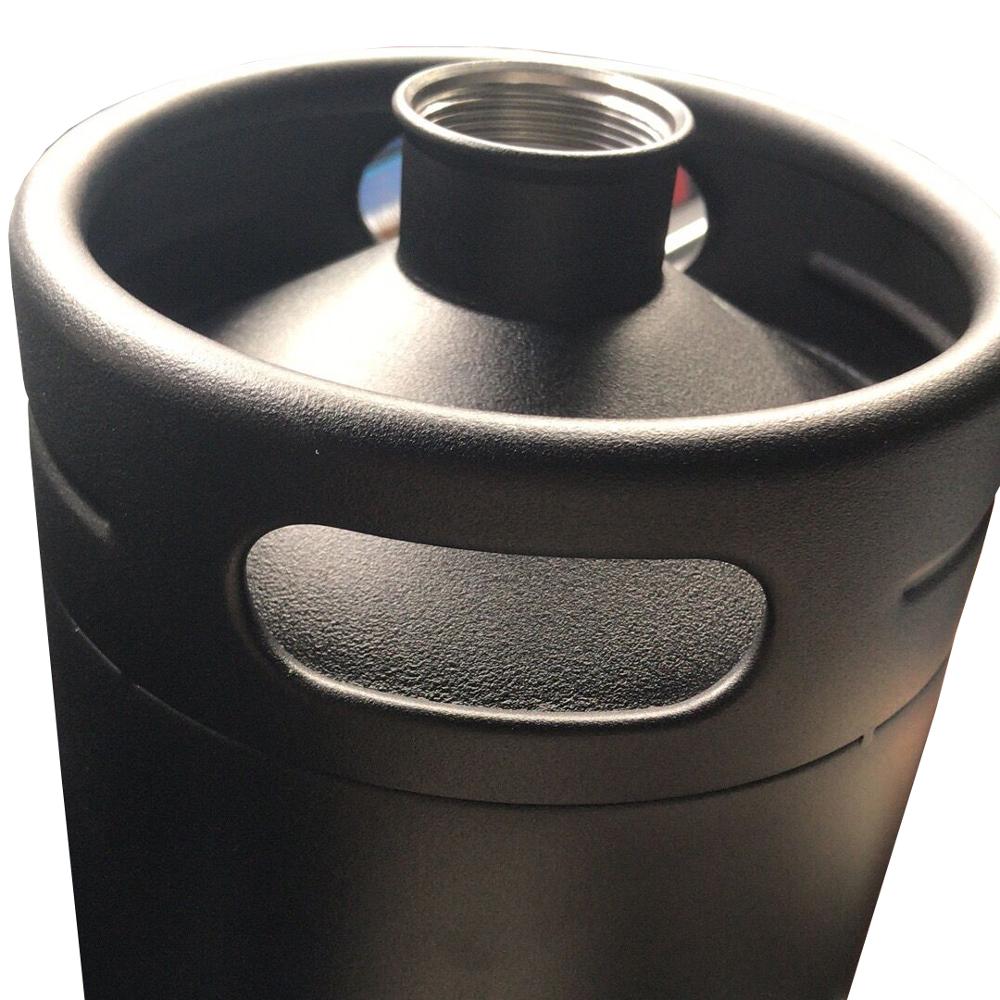 OEM factory supply graceful shape matte black water bottle for packaging beer sparkling water carbonated beverages