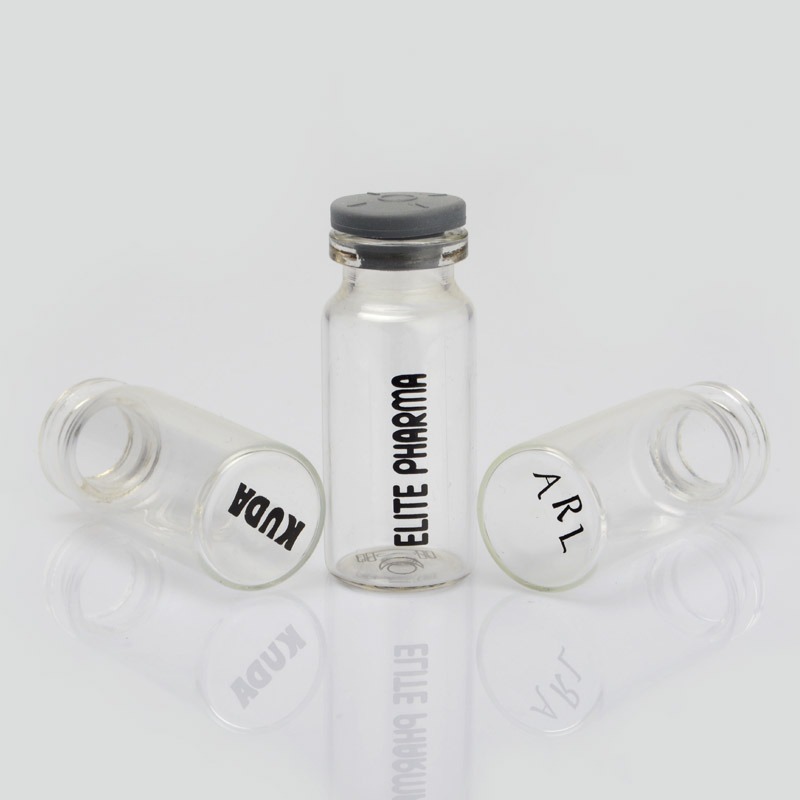 OEM screen printing glass sterile vials bottle clear vial 10 ml vials
