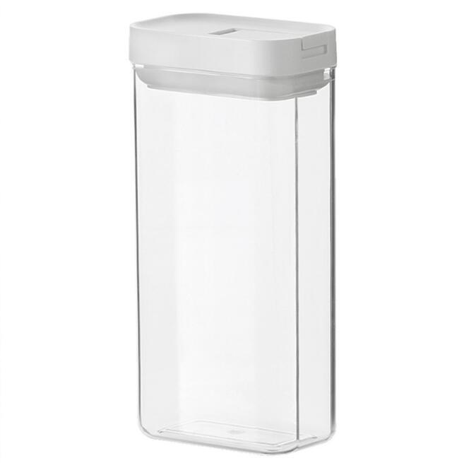 OSW Clear ABS PMMA 400ml 700ml 1200ml 1600ml Plastic Cereal Containers For Grains Nuts Snacks Kitchen Organization