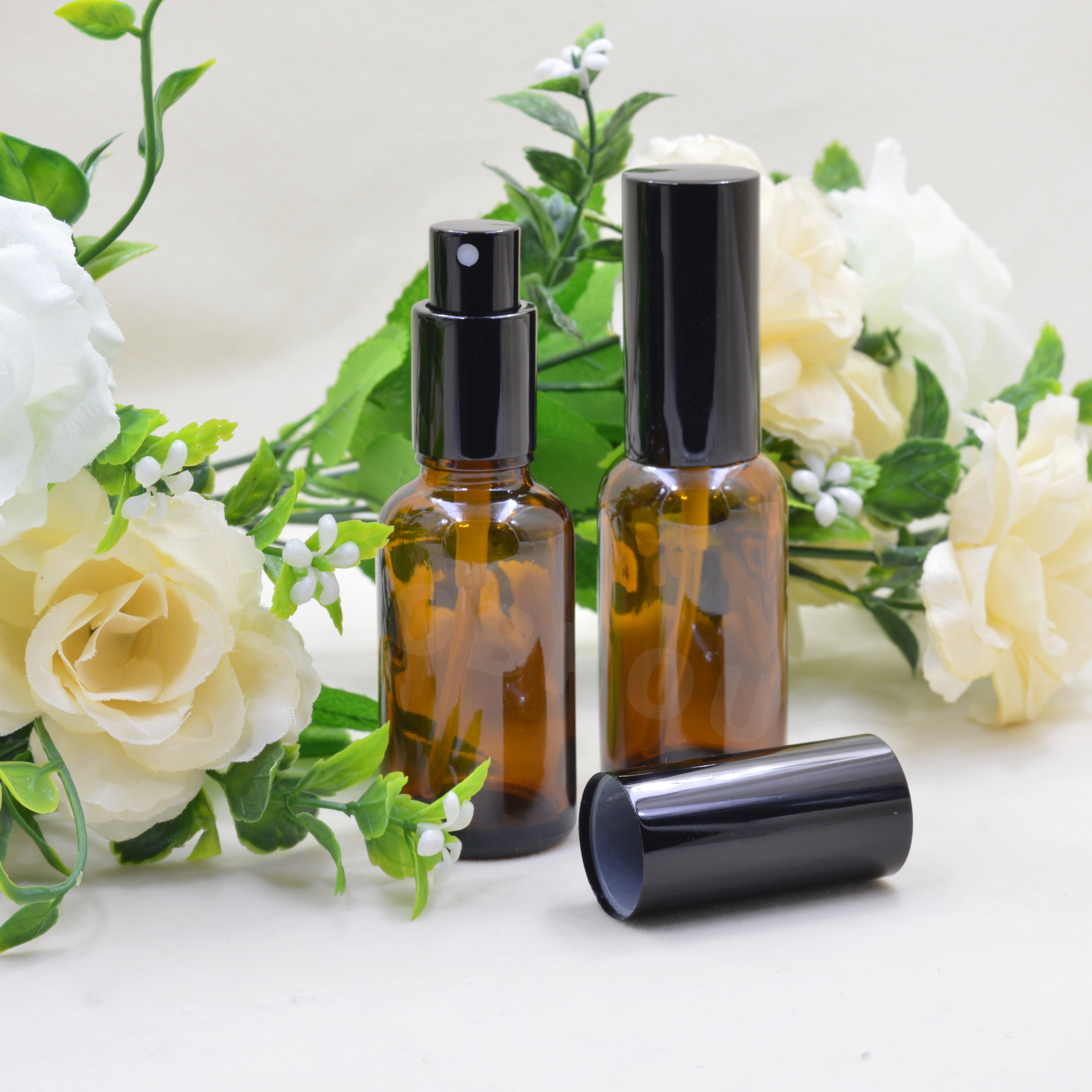 Obrou 5ml 10ml 15 ml 20ml 30ml 50ml 100ml 150ml empty amber glass spray perfume bottle