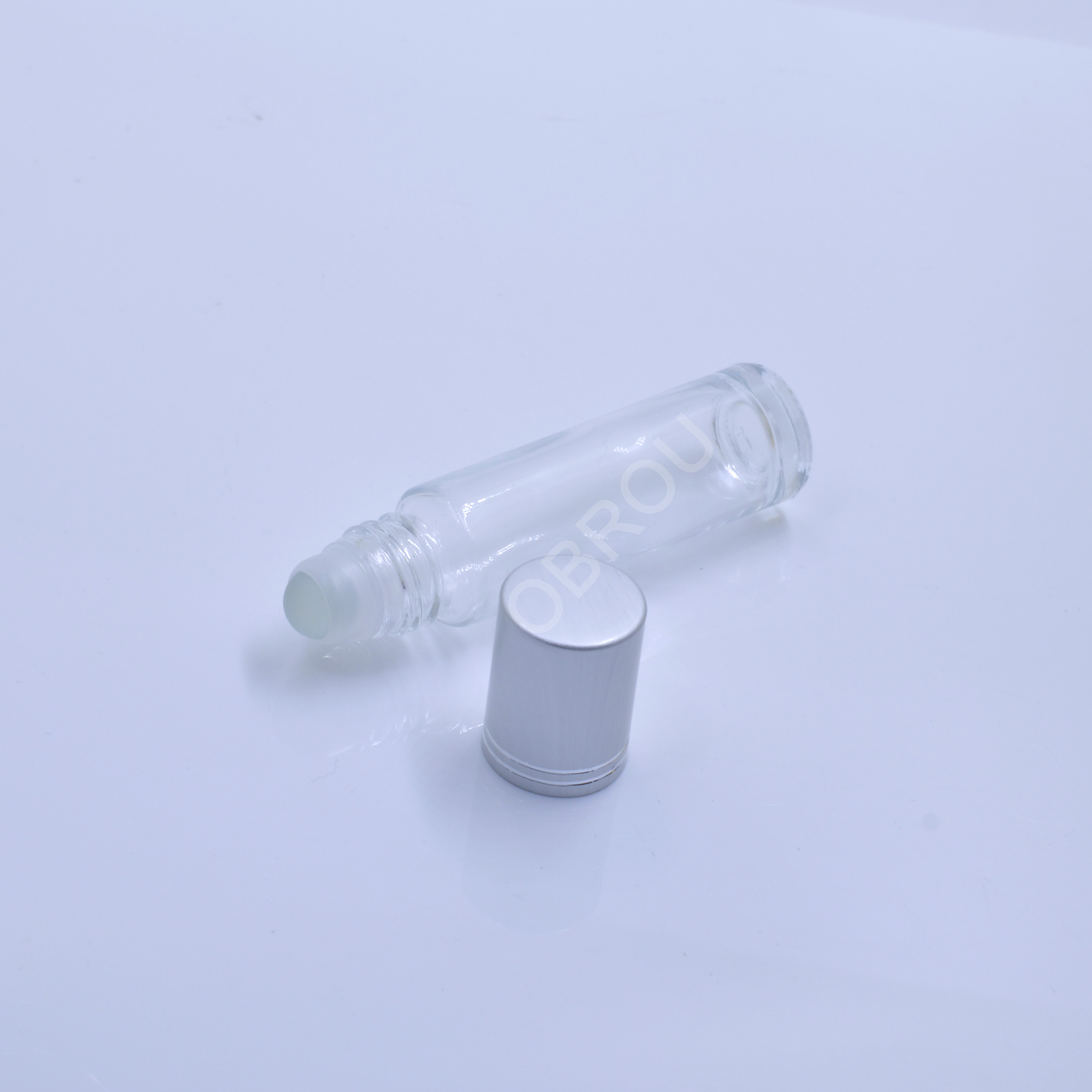 Obrou Factory price essential oil perfume 10ml Amber Glass Roller Bottle with Removable Stainless Steel Roller Ball