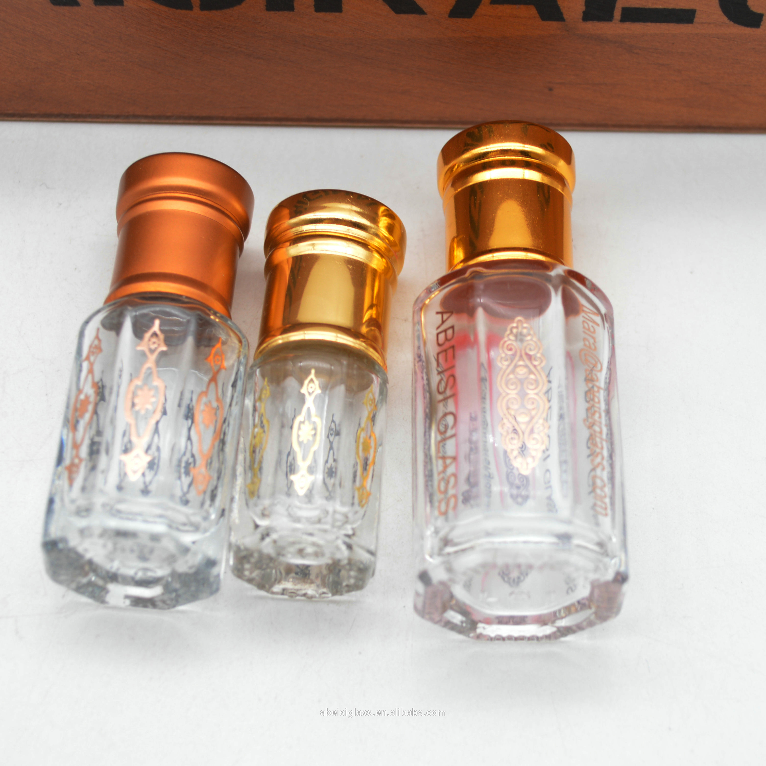 Octagonal Shape Perfume Oil Glass Bottle With Glass Stick,arabian oud perfume