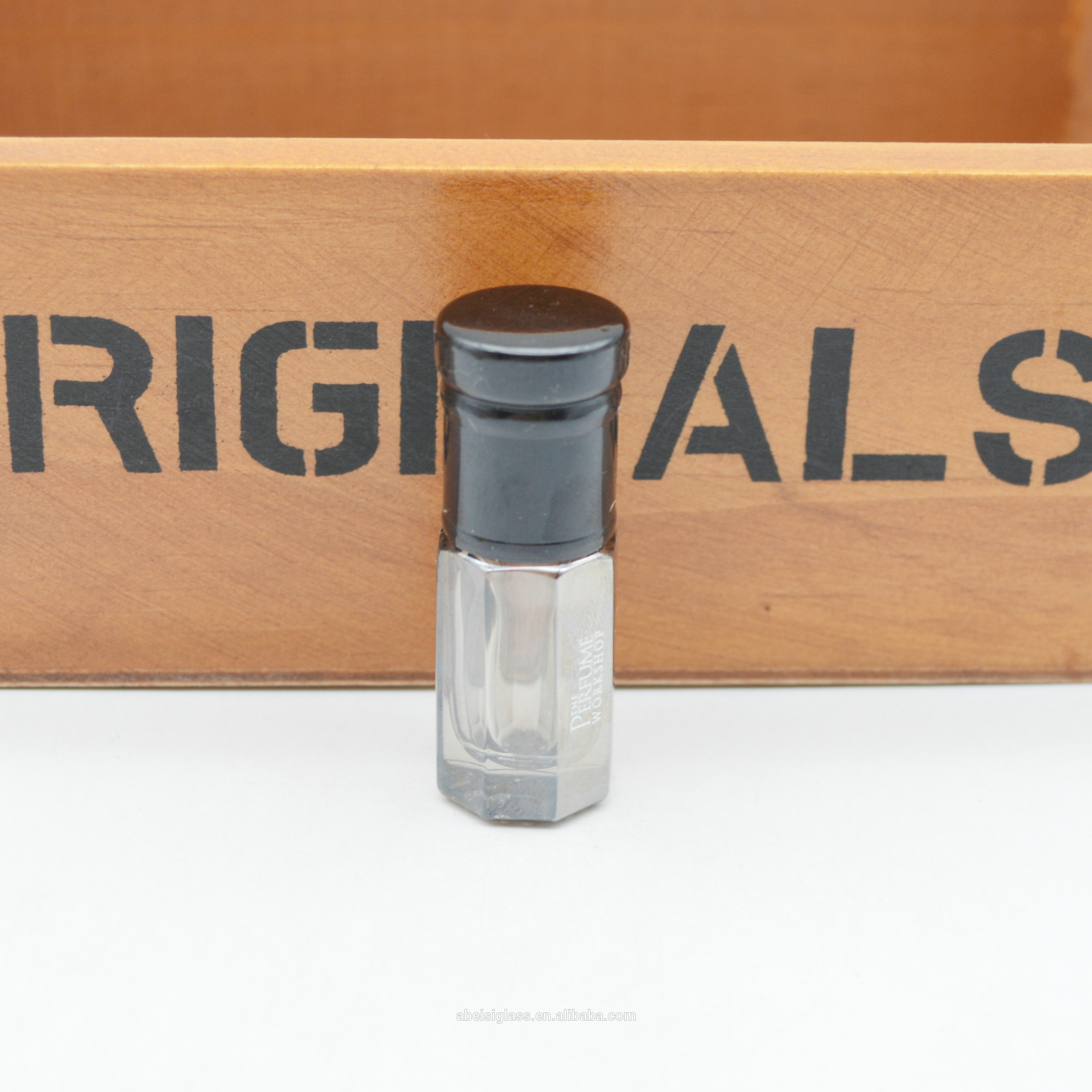 Octagonal Shape Perfume Oil Glass Bottle With Glass Stick,arabian oud perfume
