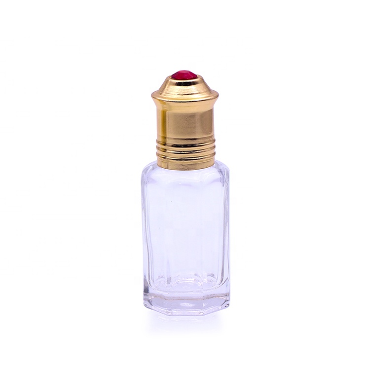 Octagonal shape 3ml/6ml/12ml with roll on glass bottle