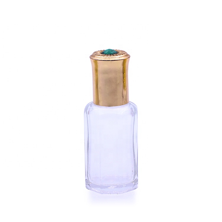 Octagonal shape 3ml/6ml/12ml with roll on glass bottle