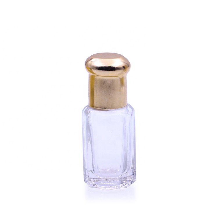 Octagonal shape 3ml/6ml/12ml with roll on glass bottle