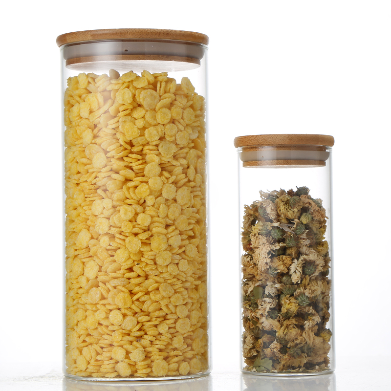Oem Factory Saffron Jar Glass Small Kitchen Containers Storage Jar For Food Storage